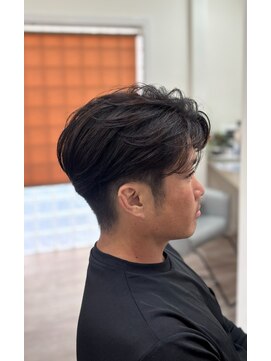 メンズかきあげスタイル