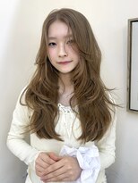 エクラ(ECLAT)&nbsp;レイヤーカット/顔周りカット/まろやかブラウン/ベージュカラー