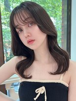 ネクストハラジュク(NEXT HARAJUKU)&nbsp;韓国風ミディ/くびれスタイル/レイヤーカット/透明感カラー