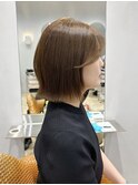 【Tierra美侑】キャメルベージュ×外ハネボブ