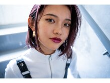 エルトレス(el tres)の雰囲気(ダブルカラー(ブリーチ+全体カラー)でトレンド感あるカラーに♪)