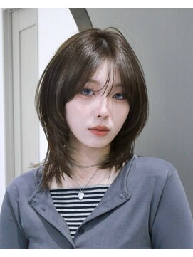サンド ミュウ 横浜店(sand mieu) ハッシュカット×前髪×レイヤーカット【髪質改善/縮毛矯正】