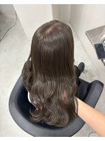 Valone Tokyo レイヤーカット/韓国ヘア/髪質改善【12/1NEW OPEN（予定）】&nbsp;ba20710_ブリーチなしダブルカラー暗髪韓国ヘア透明感カラー