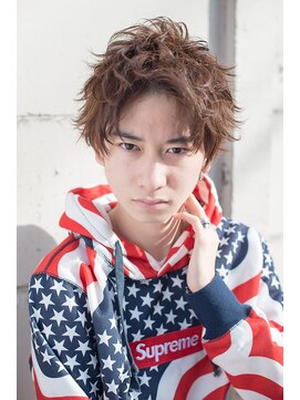 エルクバイコットン(elk by Cotton) 【elk by cotton平塚】メンズ/かきあげヘア/メンズショート