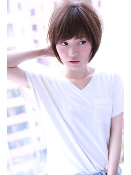 クラウドゼロ(Cloud zero) 大人かわいいモーブカラー小顔ショートボブ【Cloud zero】