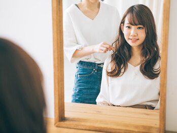 ビアンベニュ(bienvenU)の写真/＜光町／月曜営業＞髪のお悩みを解決に導く。女性スタイリスト1名によるマンツーマンプライベートサロン♪