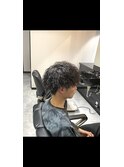 ツイストスパイラルパーマ強め×マッシュ