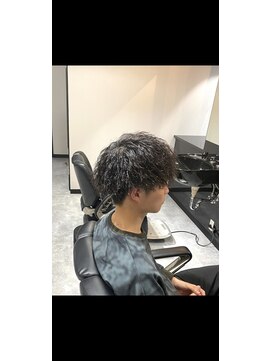 ボルド(MEN'S HAIR SALON BORDO) ツイストスパイラルパーマ強め×マッシュ