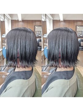 ヘアーサロン リバース(Hair Salon Rebirth) 【防府/Rebirth】ダークグレー×パープル