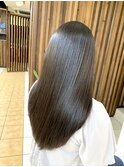 黒髪ロングストレート/艶髪ナチュラルストレート/ロングレイヤー
