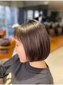 髪質改善ツルツルストレート♪アースカラー、似合わせカット