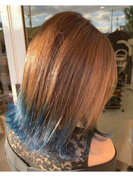 リラシー ヘアーアンドビューティー 龍ケ崎店(RELASY hair&beauty) 【オーシャンブルーカラー】
