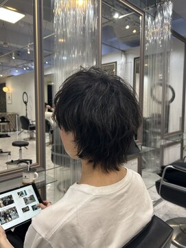 エスカーラ 表参道(THE ESCALA) @shino_ne197/マッシュウルフ/アップバング/シノダネネ