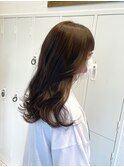 ナチュラルbrown×ピンクベージュ