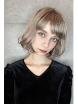 リークフー(Ree cu fuu)&nbsp;10代20代30代40代 前髪　金髪マチルダボブ　藤沢