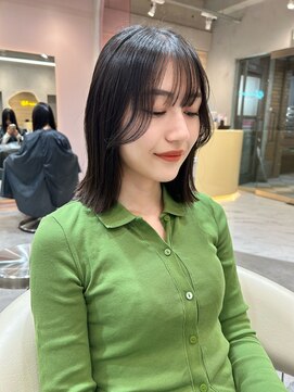 グロー 大宮(GLROW) 韓国　顔周り　2wayバング　シースルー　haruhi