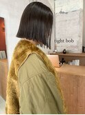 ミニボブ/タイトボブ/オリーブカラー/20代/30代