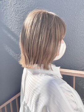 ネウィサリュー 立川(newi saLyu) イメチェンハッシュカット韓国ハイトーン似合わせカット立川