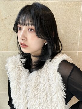 ビュートリアム265(BEAUTRIUM 265) ◎ミディアム/くびれレイヤー/レイヤーカット/顔周りカット/銀座