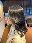 透明感アッシュグレー