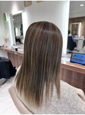 白髪ぼかしハイライト