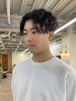 【JINKI】 波巻きスパイラル×センターパート