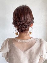 Belle BIANCA シニヨンアレンジ/ヘアセット/結婚式/二次会