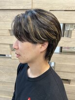 テテ(TETE) センターパート/ウルフ/ハイライト