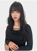 韓国レイヤー似合わせカット顔周りカット