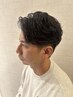 カット+メンズパーマ(ニュアンスパーマ/フェザーパーマなど) ￥8490