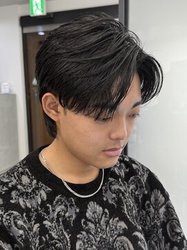 ソルバイジゼル(sol by gisele) 仙台フェザーショートフェザーパーマセンターパートウルフ