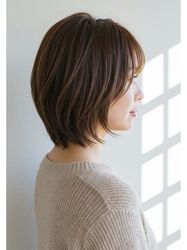 アントワープトーキョー(antwerp TOKYO) 30代40代50代ショートレイヤー襟足スッキリショートボブ髪質改善