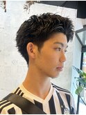 スペインカール/スパイキーショート/ブルーブラック