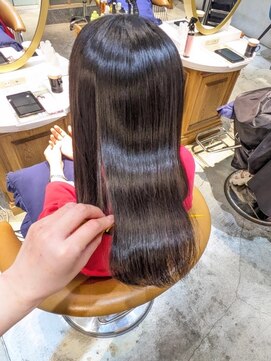 ロンド シャルム 吉祥寺(Lond charme) 髪質改善縮毛矯正レイヤーカット顔周り前髪韓国ミニウルフ吉祥寺