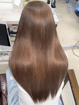 ロイス 神宮前(ROIS) ケアブリーチ/ミルクティーベージュ/髪質改善トリートメント/