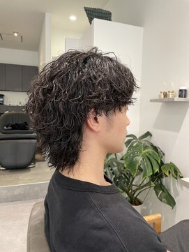 ブランシュ 南行徳店(BLANCHE) 【BLANCHE】ウルフ波巻きスパイラル/ウルフパーマ/メンズパーマ