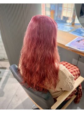 ミエルヘアーエスト 新宿店(mielhair est) 定番人気ピンクカラー☆ブリーチカラー　【新宿】