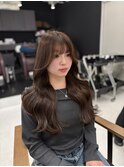 韓国風巻き くびれ巻き オルチャンレイヤー オリーブグレージュ