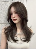 大人可愛い20代30代40代小顔ウルフレイヤーボブ丸みショートボブ