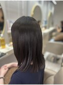 ツヤツヤ外ハネミディアムスタイル♪
