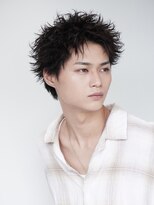 ネクストメンズ 表参道(NEXT men's)&nbsp;サーフカール/スパイキーショート/ブルーブラック/表参道