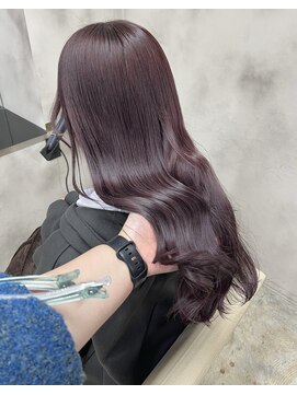 ワンラヴェストヘアオルシェット 長野駅(One Lovest Hair olchette) ブリーチなしローズピンク