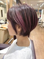 ヴィサージュジョイン(VISAGE join) 大人ショート×ピンクカラー