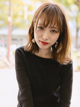 似合わせカット×やわらかベージュ