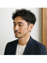 スープレックス ヘアーデザイン(SOUPREX HAIR DESIGN) 大人メンズショートナチュラルパーマ 20代 30代 40代 50代 60代