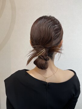 カチモリヘアアレンジ