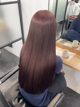 エスカーラ 町田(THE ESCALA) "ブリーチなし"ワインレッド