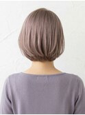 【小顔】大人可愛い☆アッシュピンクのショートボブ