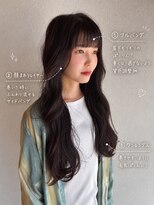 ヘアーリゾート ビッグアップ(hair resort Big up)&nbsp;ぱっつん前髪×ふわふわロング