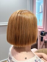 ヘアアートディックス 土気店(Hair Art dix)&nbsp;ハイトーンカラー&切りっぱなしボブ